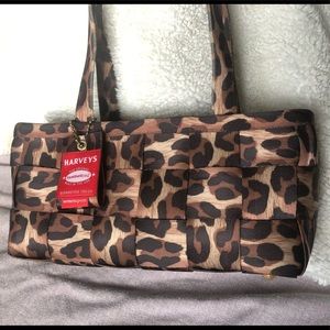 Harveys Seatbelt bag Leopard Satchel